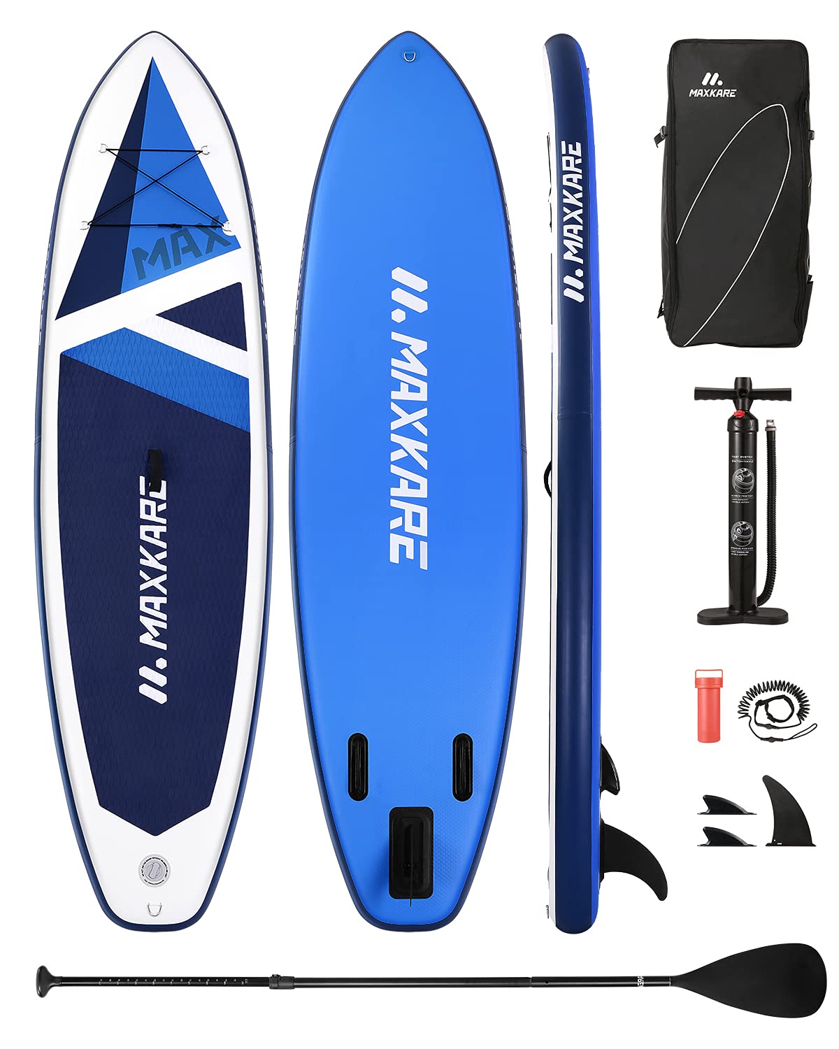 Paddle Up – Premium Inflatable MAXKARE Thick Stand Board Bo Paddle 10.6\' MaxKare