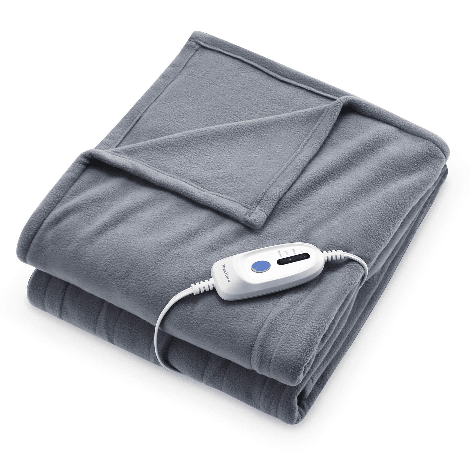 Maxkare Electric Blanket 72 x 84 Full Size Flannel Heated Throw