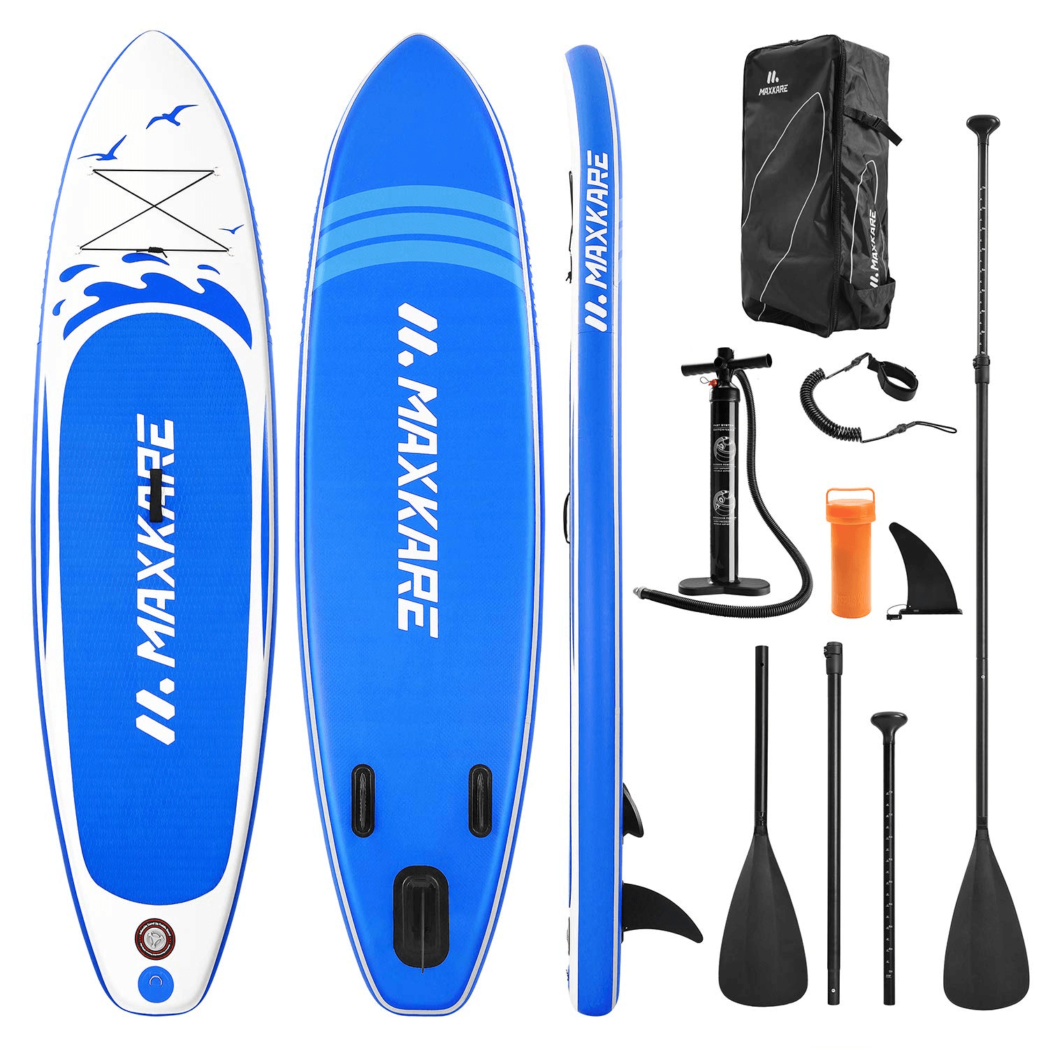 MaxKare Paddle Board Inflatable MAXKARE Stand Up Paddle Non-Slip – Board
