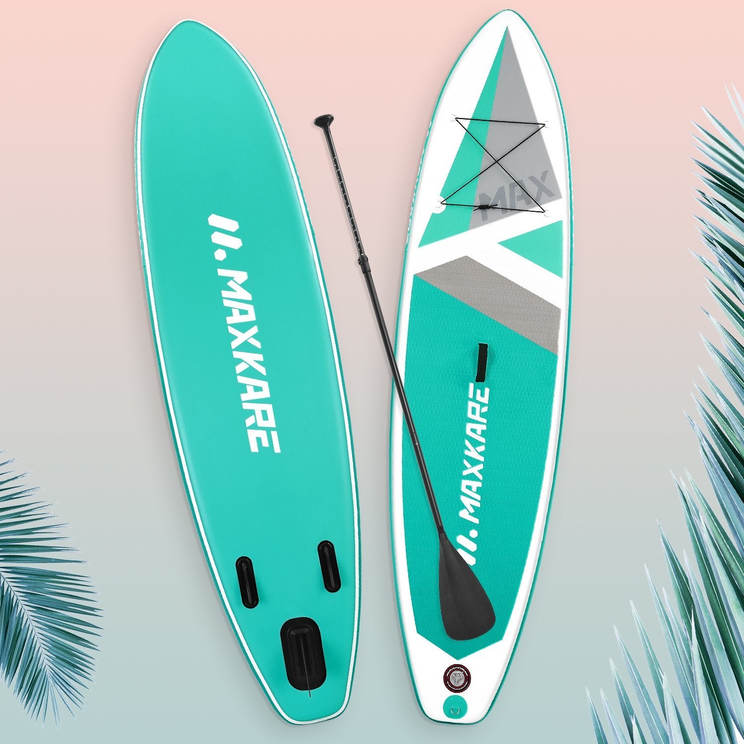 MaxKare Stand SUP 10\'30\'\'6\'\' Inflatable Up Board – MAXKARE Mint Paddle