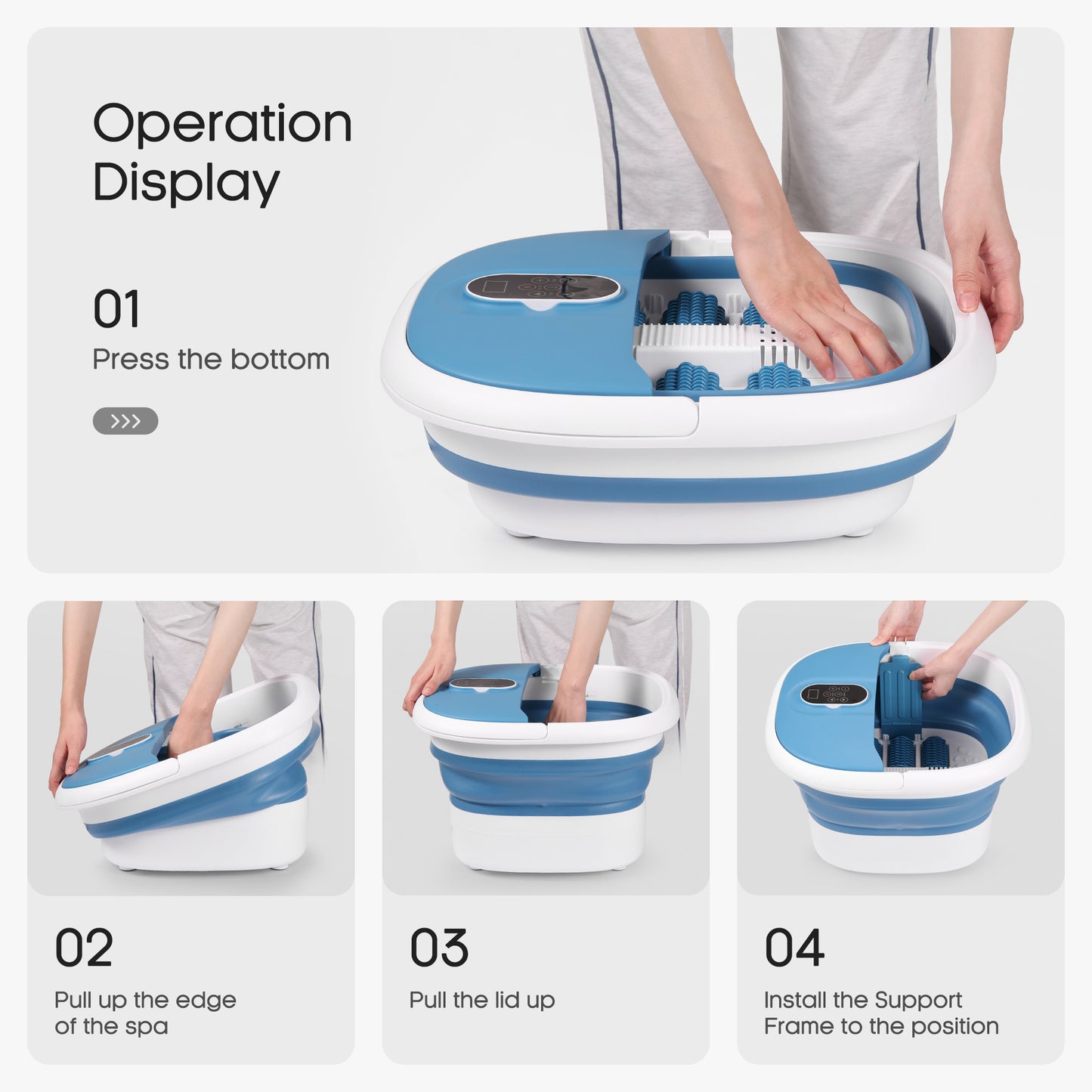 MaxKare-Collapsible-Foot-Spa-Bath-Massager-with-Heat-Digital-Display-Remote-Control-Blue