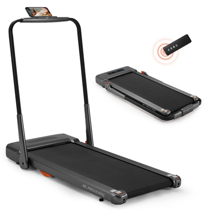 MaxKare 2 in 1 Under Desk Treadmill 2.5HP Walking Pad Max 7.5MPH, 265lbs Weight Capacity, with Remote Control Walking and Jogging for Home/Office