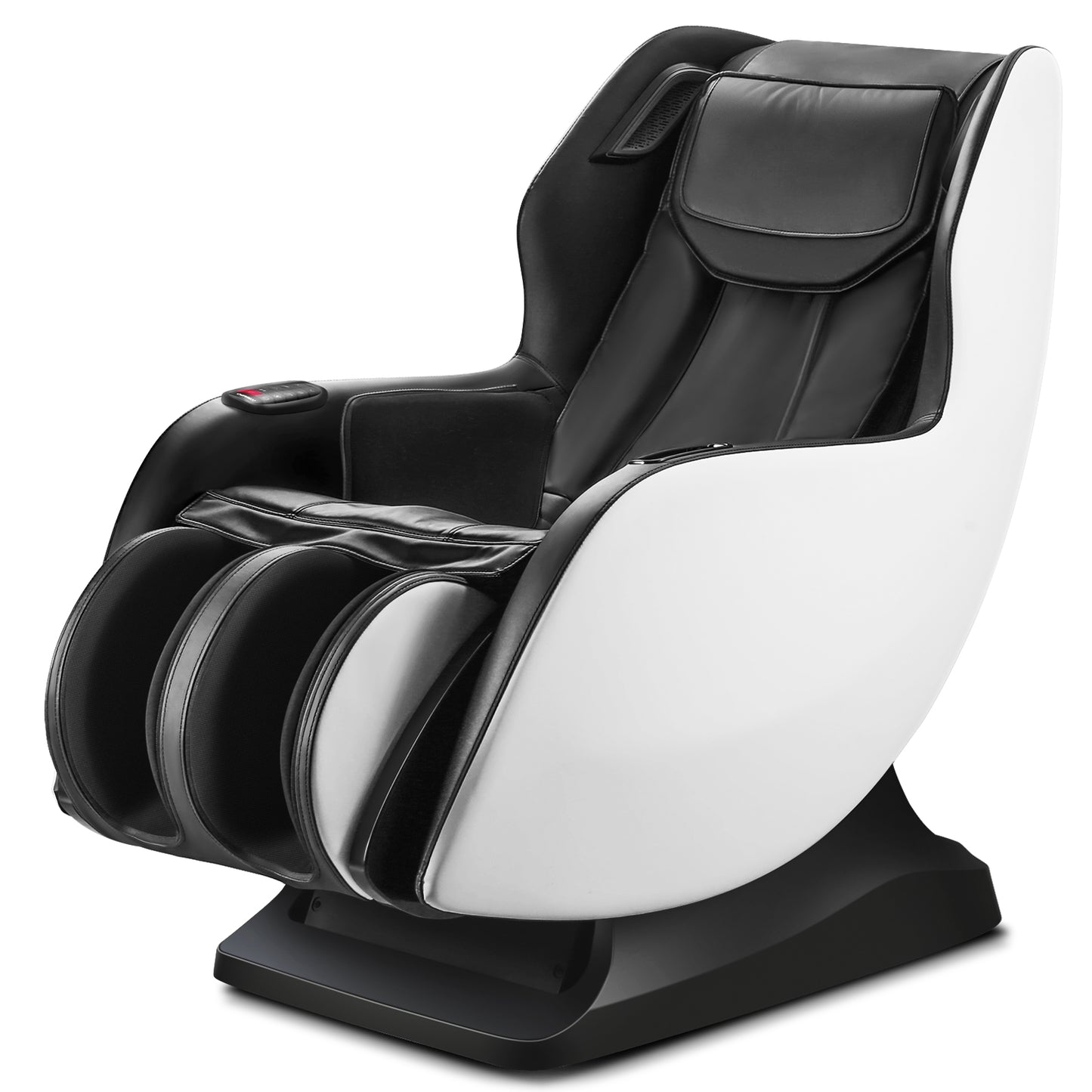 Naipo Full Body Massage Chair Recliner with Built-in Heat, Zero Gravity Massage Recliner, Airbag Massage, Bluetooth Speakers, White&Black