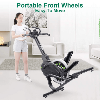 MARNUR Stepper Elliptical Machine Trainer Elliptical Climber with 20LBS Large Flywheel & Crank Technology for Exercise Workout at Home - NAIPO