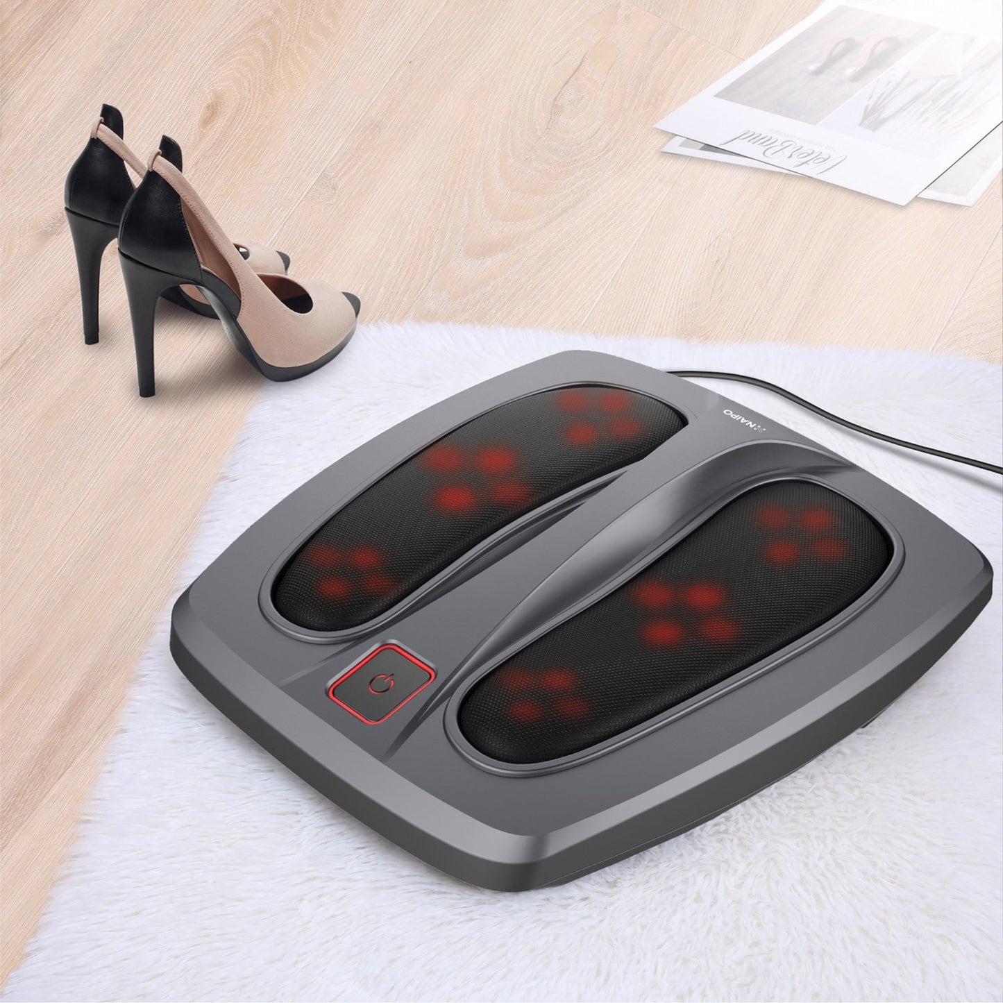 Naipo Foot Massager with Kneading and Heat - NAIPO