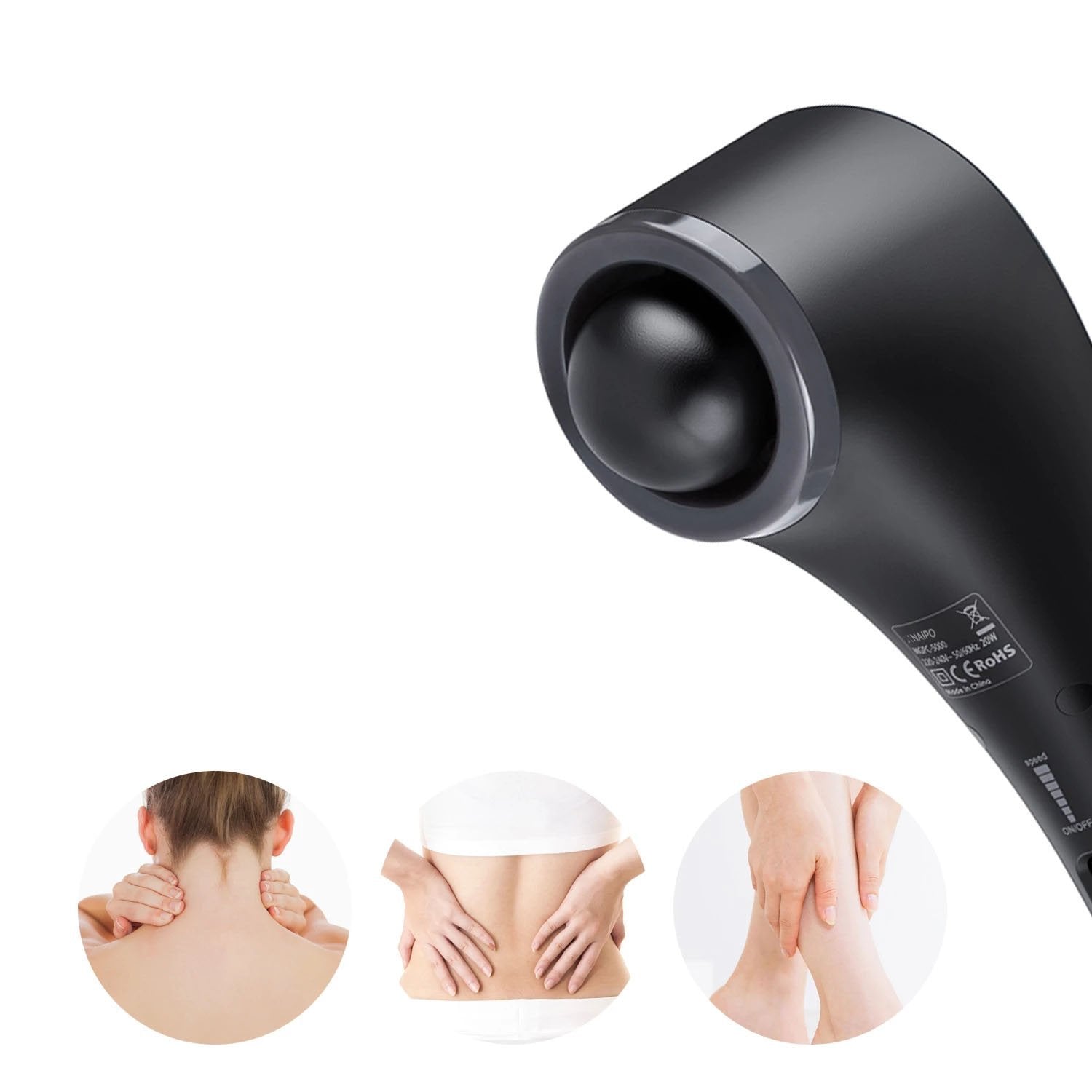 Naipo Handheld Percussion Massager with Heating - NAIPO