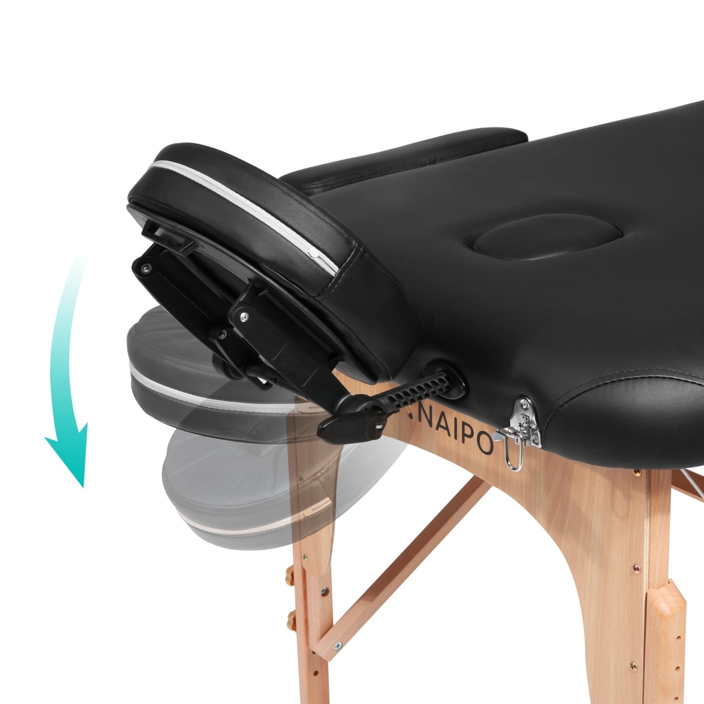 Naipo Portable Massage Table with Wooden Feet - NAIPO