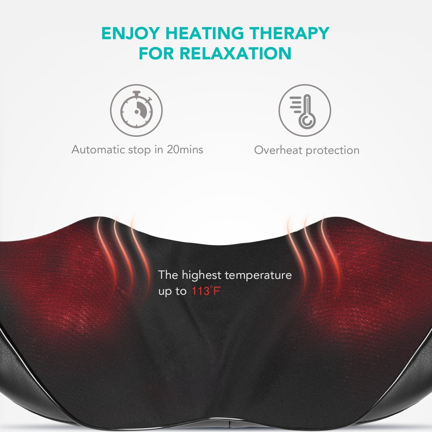 Naipo Shoulder & Neck Massager with Shiatsu Kneading Massage and Heat - NAIPO