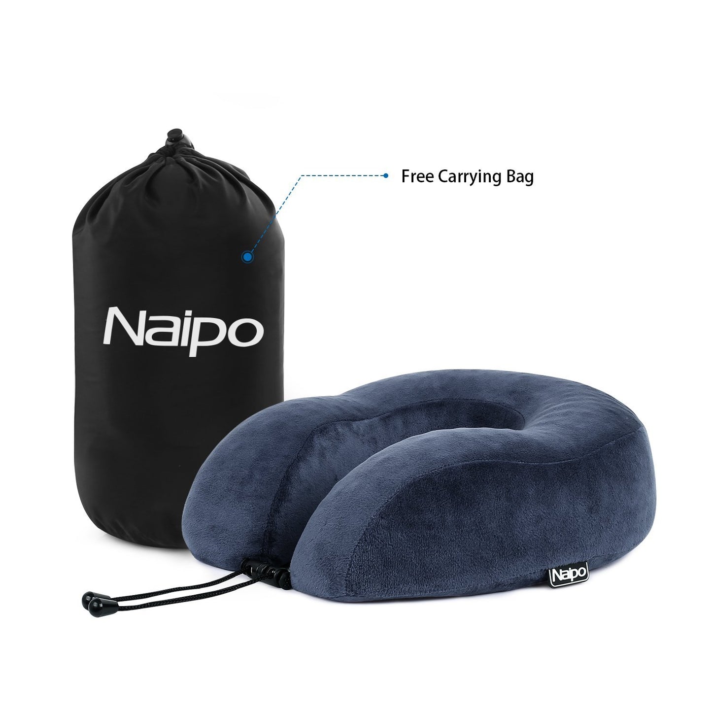 Naipo Soft Memory Foam Travel Pillow Neck Pillow - NAIPO