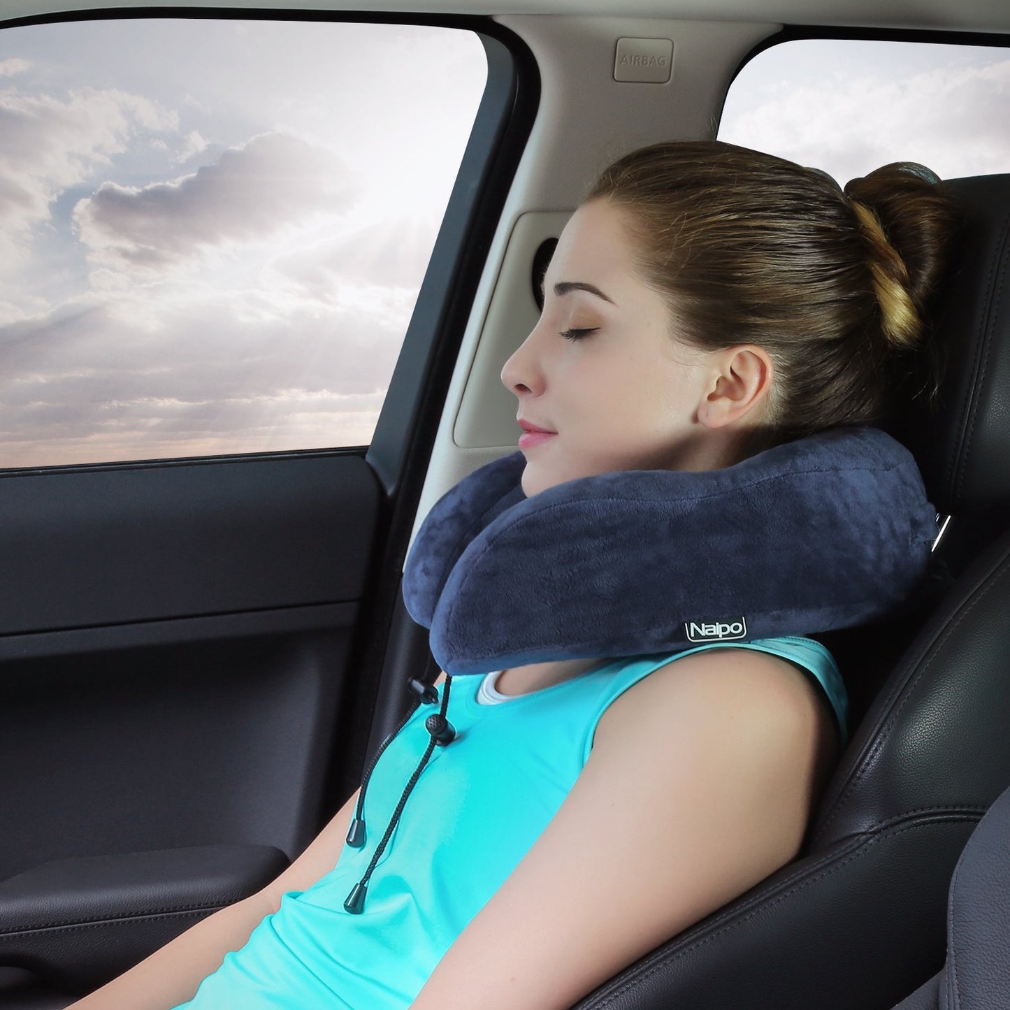 Naipo Soft Memory Foam Travel Pillow Neck Pillow - NAIPO