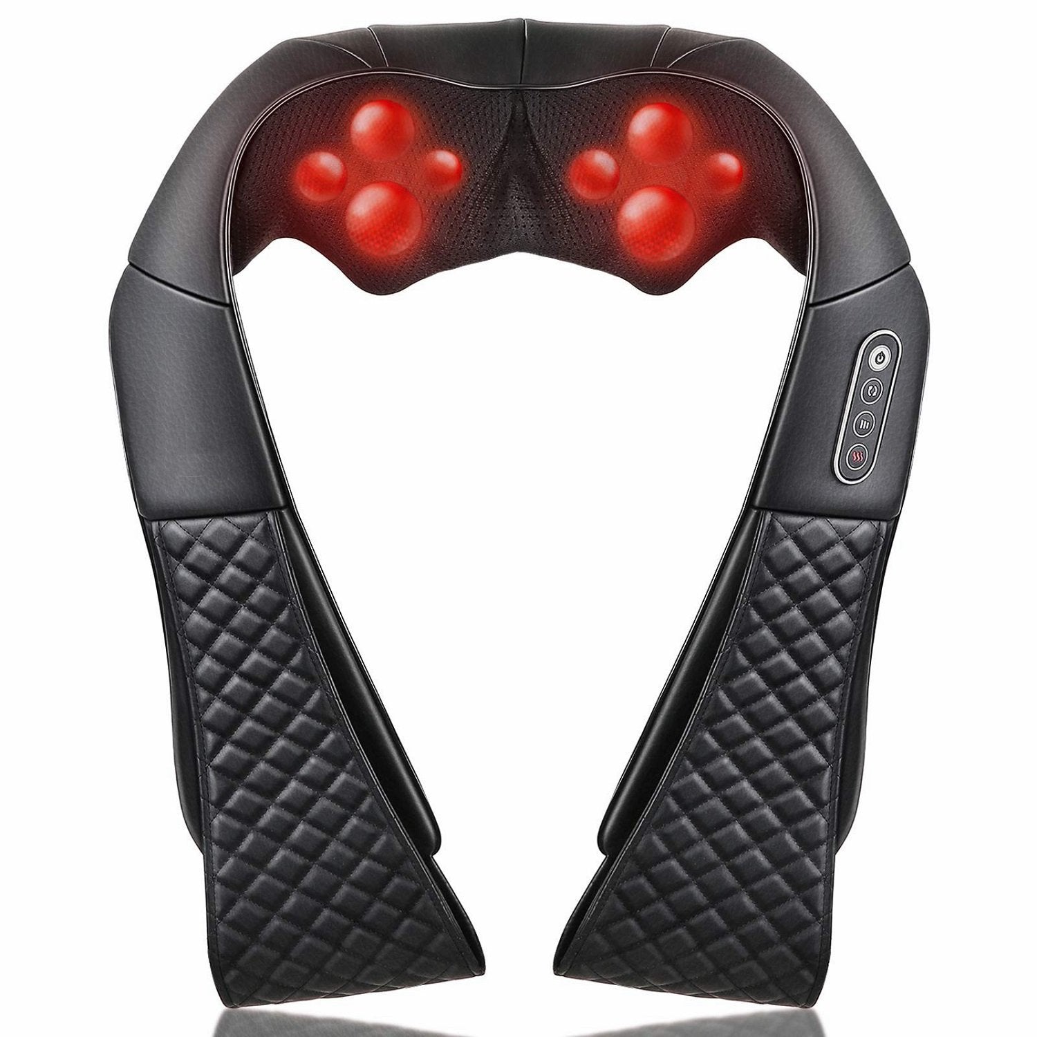 Shiatsu Neck And Back Massager With Heat Electric Shoulder Massagers Maxkare